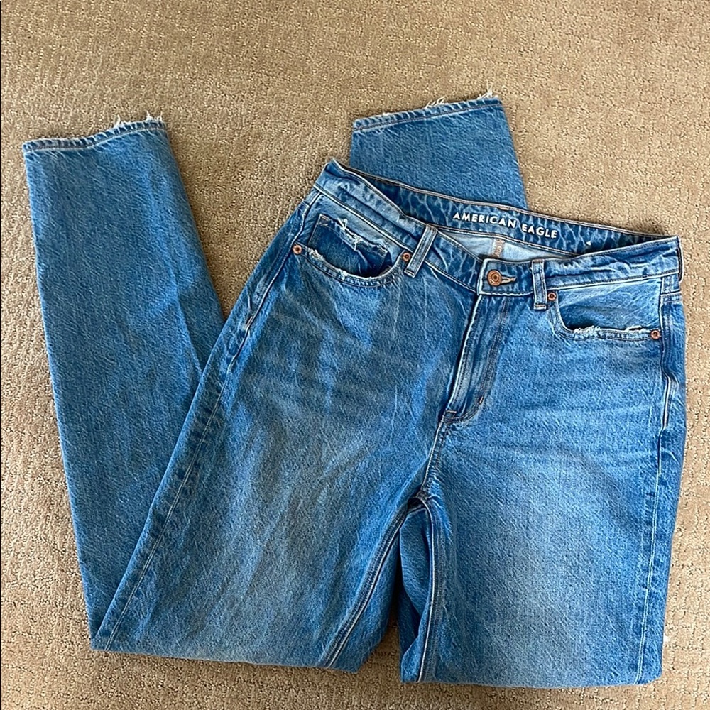 American Eagle Outfitters Blue Straight Leg Jeans